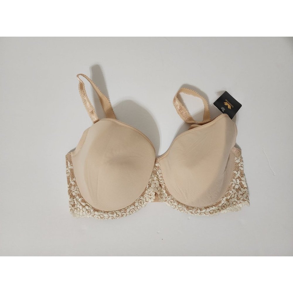 Wacoal Womens Beige Sport Wirefree Underwire Bra Sz 36D Style 853191